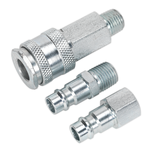 Sealey ACH60 Air Tool Coupling Kit 1/4″BSP High Flow