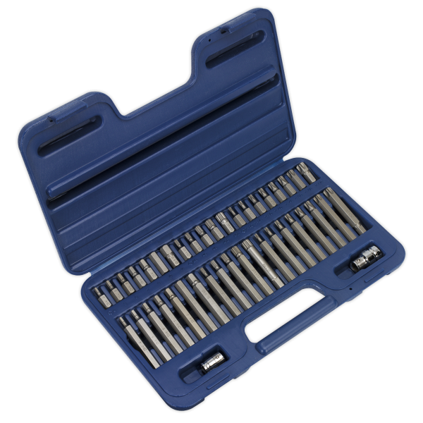 Sealey AK219 TRX-Star*/Hex/Spline Bit Set 42pc 3/8″ & 1/2″Sq Drive