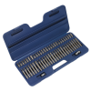 Sealey AK21956 Security TRX-Star*/Hex/Ribe/Spline Bit Set 56pc 3/8″ & 1/2″Sq Drive