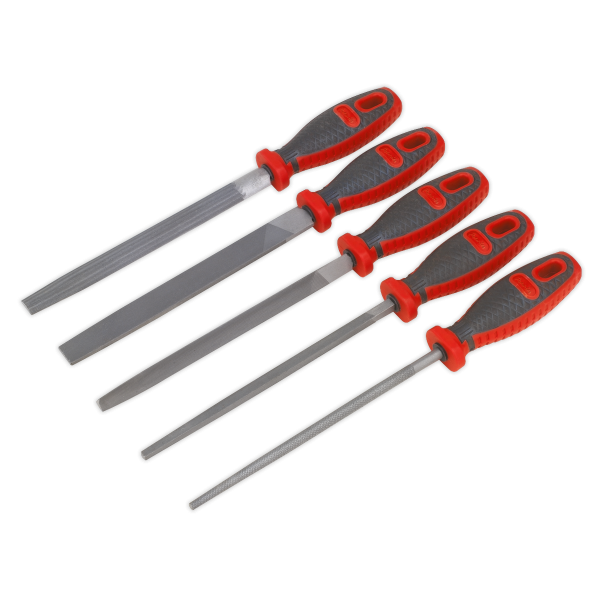Sealey AK573 Engineer€™s File Set 5pc 200mm