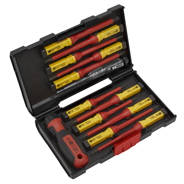 Sealey AK6128 Screwdriver Set 13pc Interchangeable – VDE Approved
