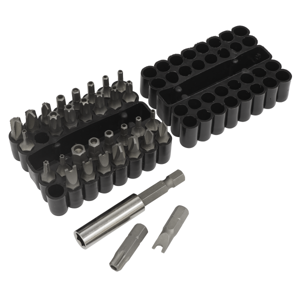 Sealey AK614 Security Bit & Magnetic Adaptor Set 33pc Sealey AK614 Security Bit & Magnetic Adaptor Set 33pc