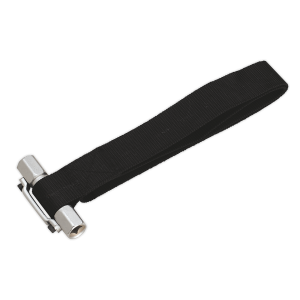 Sealey AK6403 Oil Filter Strap Wrench ⌀300mm Capacity 3/8″ & 1/2″Sq Drive