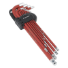 Sealey AK7164 Ball-End Hex Key Set 11pc Anti-Slip Extra Long Metric Sealey AK7164 Ball-End Hex Key Set 11pc Anti-Slip Extra Long Metric