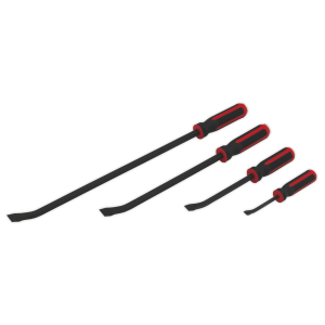Sealey AK9105 Angled Pry Bar Set 4pc Heavy-Duty