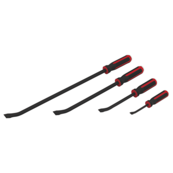 Sealey AK9105 Angled Pry Bar Set 4pc Heavy-Duty