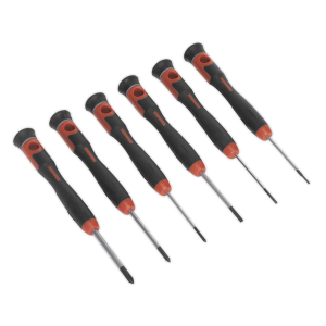 Sealey AK97302 Precision Screwdriver Set 6pc