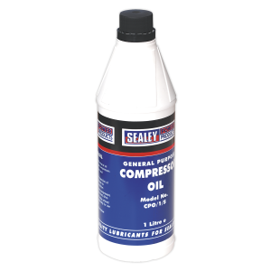 Sealey CPO1S Compressor Oil 1L