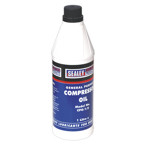 Sealey CPO1S Compressor Oil 1L