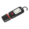 Sealey LED3601 Rechargeable 360° Inspection Lamp 3W COB + 1W LED Black Lithium – Various Colours