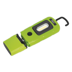 Sealey LED3601 Rechargeable 360° Inspection Lamp 3W COB + 1W LED Black Lithium – Various Colours