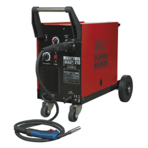 Sealey MIGHTYMIG210 Professional Gas/No-Gas MIG Welder 210A with Euro Torch