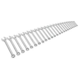 Sealey S0564 Combination Spanner Set 25pc Metric