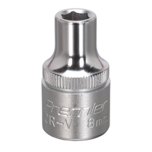 Sealey S1208 WallDrive® Socket 8mm 1/2″Sq Drive Sealey S1208 WallDrive® Socket 8mm 1/2″Sq Drive