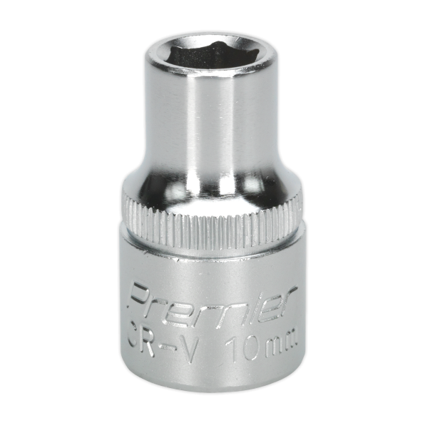 Sealey S1210 WallDrive® Socket 10mm 1/2″Sq Drive Sealey S1210 WallDrive® Socket 10mm 1/2″Sq Drive