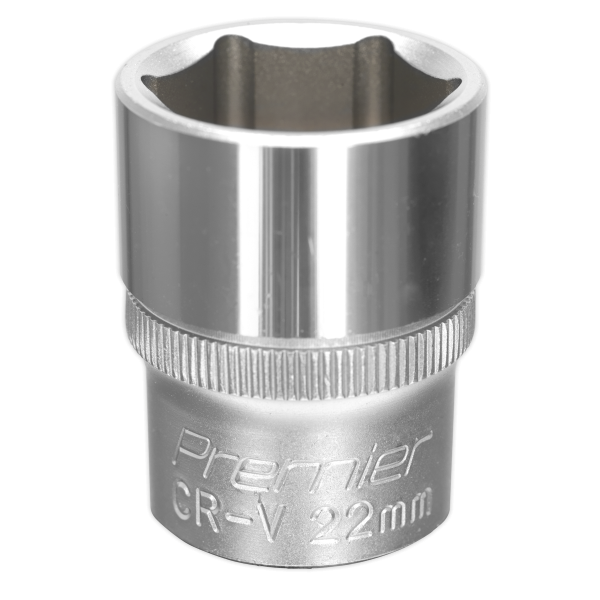 Sealey S1222 WallDrive® Socket 22mm 1/2″Sq Drive