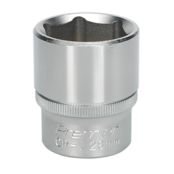 Sealey S1228 WallDrive® Socket 28mm 1/2″Sq Drive
