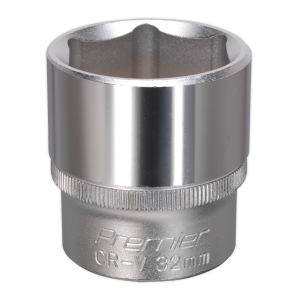 Sealey S1232 WallDrive® Socket 32mm 1/2″Sq Drive