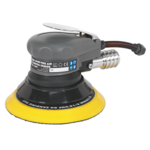 Sealey SA09 Air Palm Orbital Sander ⌀150mm Dust-Free