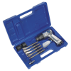 Sealey SA12/S Air Hammer Kit with Chisels Medium Stroke