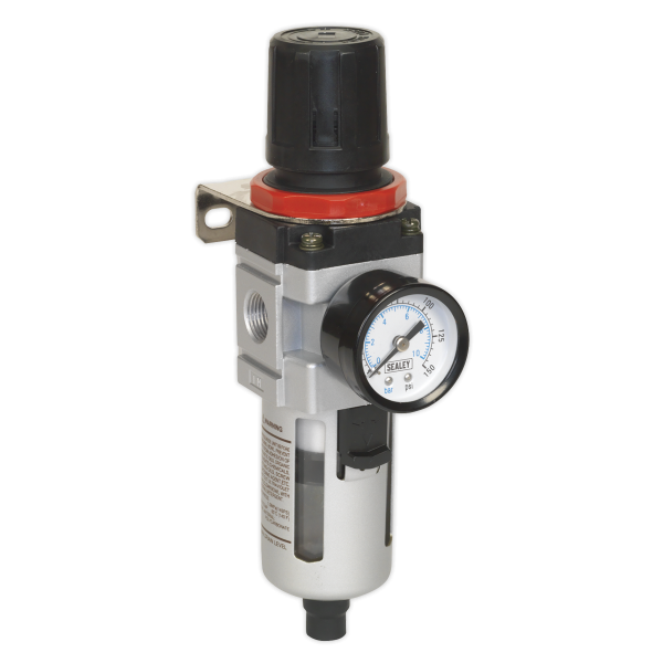 Sealey SA2001/FR Air Filter/Regulator with Gauge Sealey SA2001/FR Air Filter/Regulator with Gauge