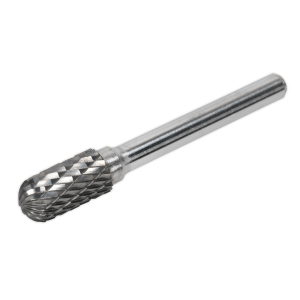 Sealey SDB02 Tungsten Carbide Rotary Burr Cylindrical Ball Nose ⌀10mm