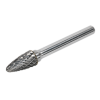Sealey SDB05 Tungsten Carbide Rotary Burr Arc Round Nose 10mm