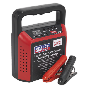 Sealey SDC75 Battery Charger 6/12V 7.5Amp 230V Automatic