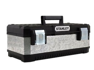 Stanley 195619 Galvanised Metal Toolbox 58cm (23in)