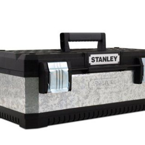 Stanley 195619 Galvanised Metal Toolbox 58cm (23in)