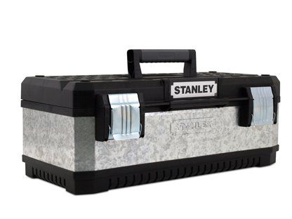 Stanley 195619 Galvanised Metal Toolbox 58cm (23in)
