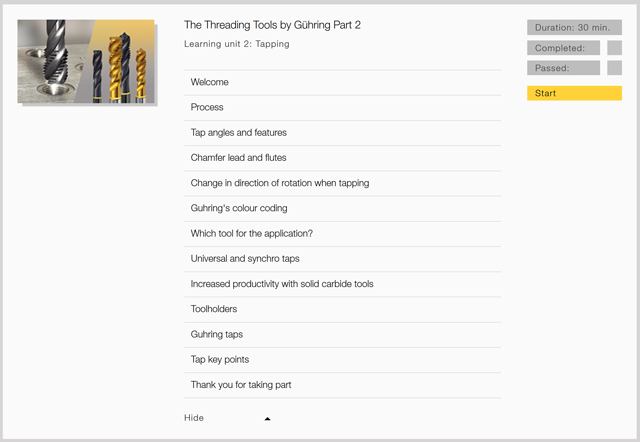 Guhring Threading Tools (Part 2)