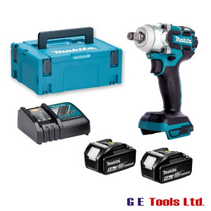 Makita DTW285RTJ LXT 18v Brushless 1/2″ Impact Wrench C/W 2 x 5.0ah Batteries, Charger & Case Makita DTW285RTJ LXT 18v Brushless 1/2″ Impact Wrench C/W 2 x 5.0ah Batteries, Charger & Case