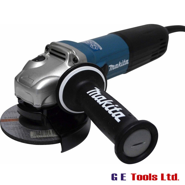 Makita GA4540R01 4.5″/115mm Angle Grinder with AVT Handle