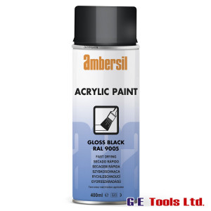 Ambersil Acrylic Paint Gloss Black RAL 9005