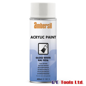 Ambersil Acrylic Paint Gloss White RAL 9016