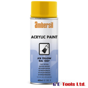 Ambersil Acrylic Paint JCB Yellow RAL 1007