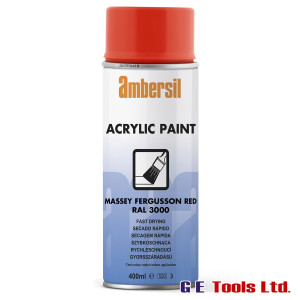 Ambersil Acrylic Paint Massey Ferguson Red RAL 3000