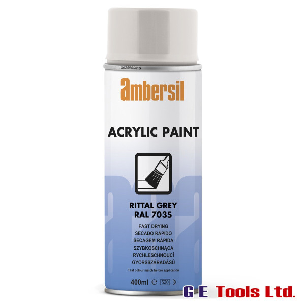 Ambersil Acrylic Paint Rittal Grey RAL 7035