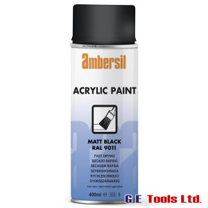 Ambersil Acrylic Paint Matt Black RAL 9011