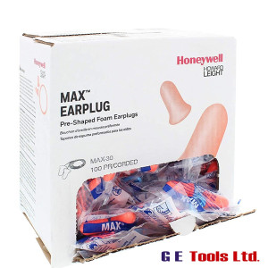 Honeywell Howard Leight Max Corded Ear Plugs (x100) Honeywell Howard Leight Max Corded Ear Plugs (x100)