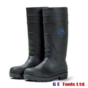 Black Safety Wellington Boot