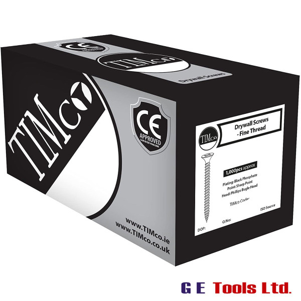Timco Fine Thread Drywall / Plasterboard Screws