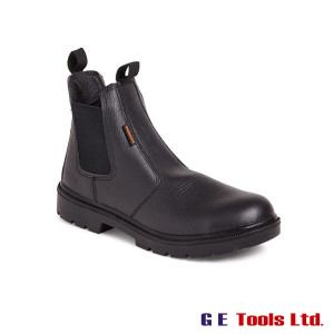 Worksite SS600SM Black Buffalo Grain Leather Dealer Boot