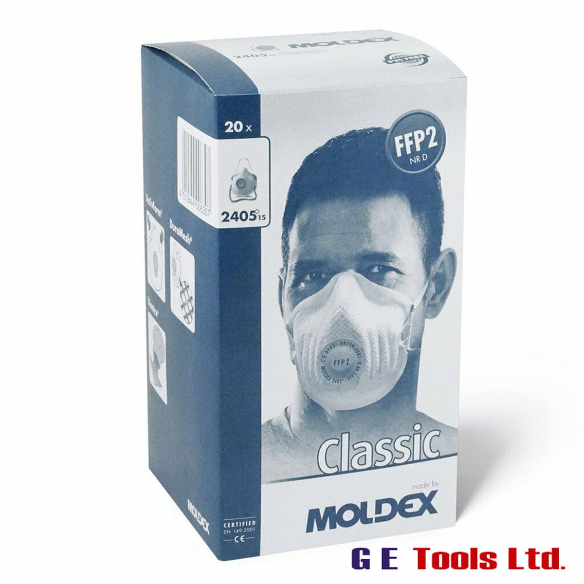 Moldex 2405 FFP2 Classic Face Mask (x20) Moldex 2405 FFP2 Classic Face Mask (x20)
