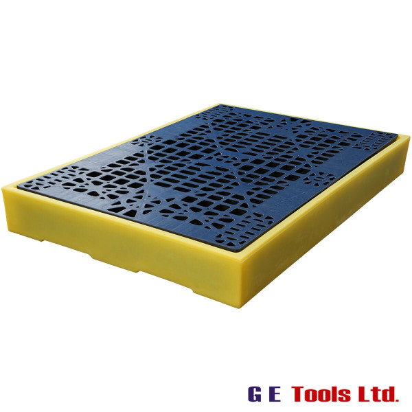 Bund flooring with 130 Litre Sump 302WBA100 Yellow