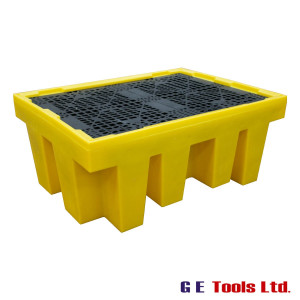 Single IBC Bund Pallet 1100 Litre Capacity 305SYA100 Yellow Single IBC Bund Pallet 1100 Litre Capacity 305SYA100 Yellow