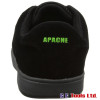 Apache Kick Black Suede and Canvas Mens Safety Trainer