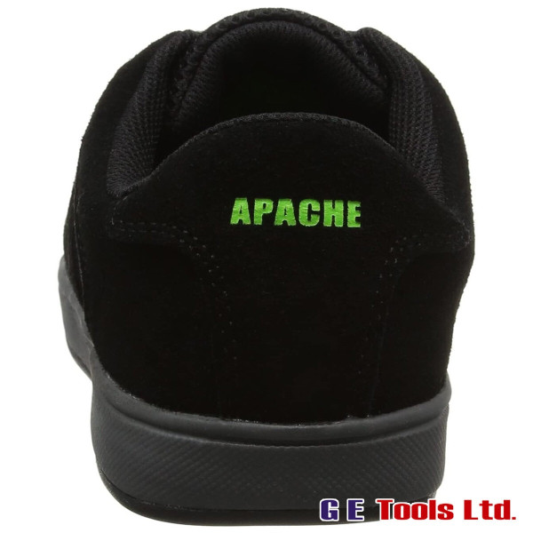 Apache Kick Black Suede and Canvas Mens Safety Trainer