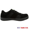 Apache Kick Black Suede and Canvas Mens Safety Trainer